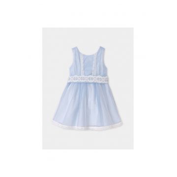 Rochie fete -  34701 - Poliester - Albastru celest