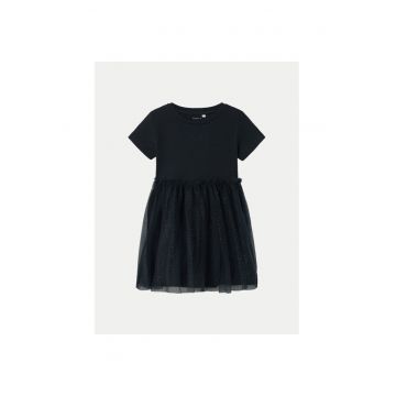 Rochie fete -  360597 - Bleumarin - Bumbac