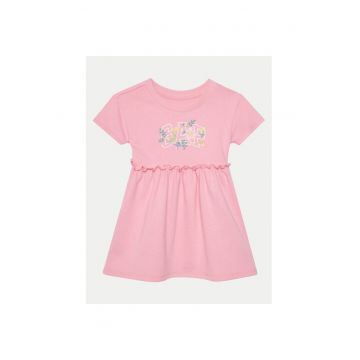 Rochie fete  736116-00 - Bumbac/Poliester - Roz - Roz