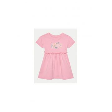 Rochie fete  736116-00 - Bumbac/Poliester - Roz