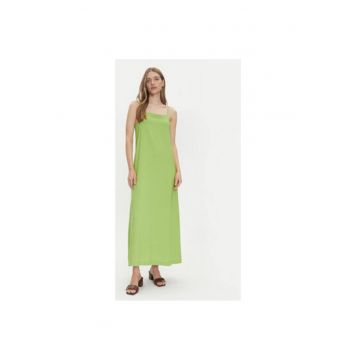 Rochie maxi din amestesc de in si vascoza