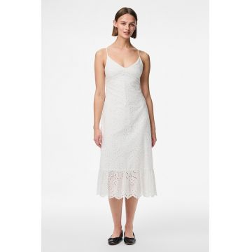 Rochie midi cu dantela Sangallo