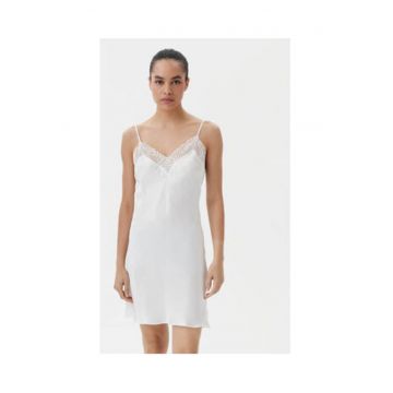 Rochie  model Legend - alb - 54% modal - 46% vascoza Rochie  model Legend - alb - 54% modal - 46% vascoza