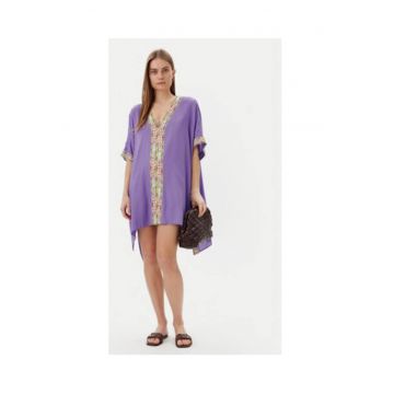 Rochie -  mov - 100% viscoza