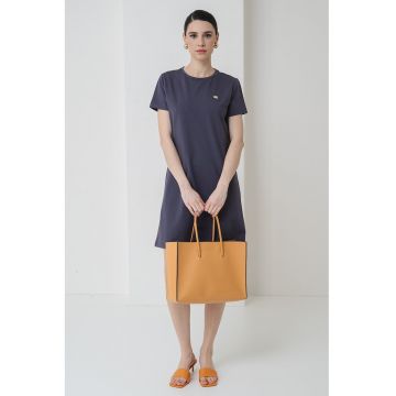 Rochie-tricou cu decolteu rotund