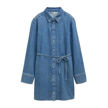 Rochie -  albastru - bumbac