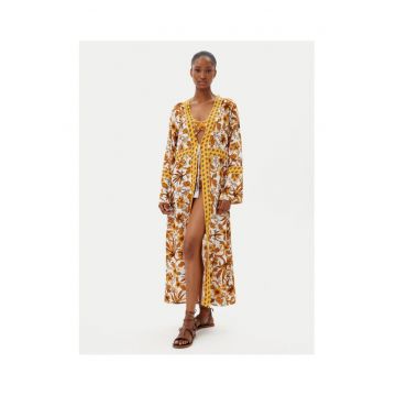 Rochie  BM297 C62 - galben - 100% viscoza -