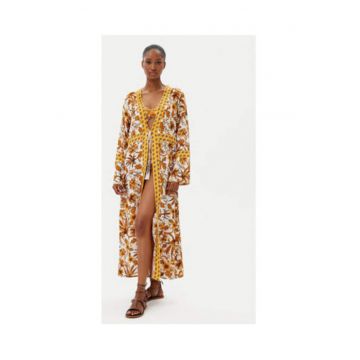 Rochie  BM297 C62 - galben - 100% viscoza -