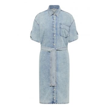 Rochie  bumbac/lyocell/modal - albastru