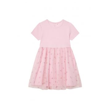 Rochie cu aspect 2 in 1 - Roz