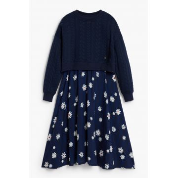 Rochie cu model floral 2 in 1