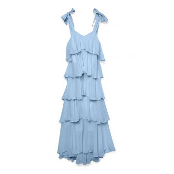 Rochie dama  10331377 - Poliester - Albastru deschis