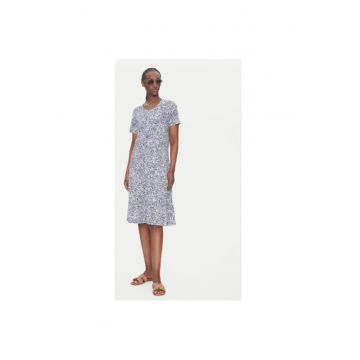 Rochie dama  13002035 - Bumbac/Modal - Albastru
