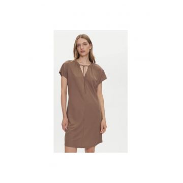 Rochie dama  15351683 - Viscoza/Nylon - Maro
