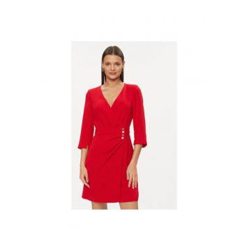 Rochie dama  241-RUBI - Poliester - 42 EU - Rosu