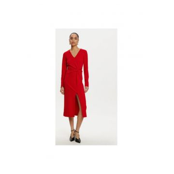 Rochie dama  243308 - Poliester/Elastan - Rosu