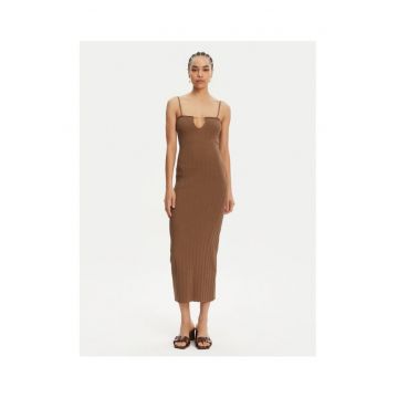 Rochie dama  24E241KN3582355 - Viscoza/Poliester - Maro - Maro