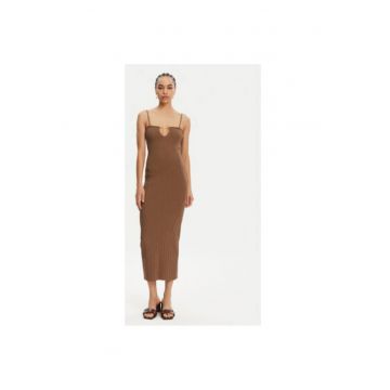 Rochie dama  24E241KN3582355 - Viscoza/Poliester - Maro
