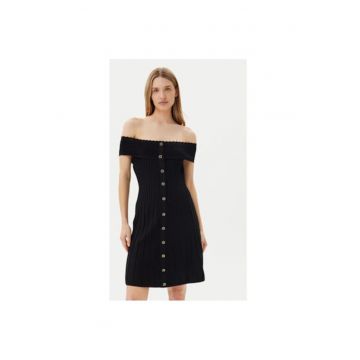 Rochie dama  251-RMELDO - Viscoza/Poliamida - Negru