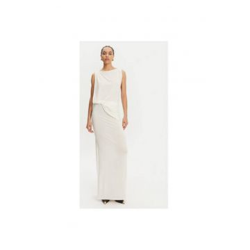 Rochie dama  25E251DR2302381 - Viscoza/Poliester - Alb