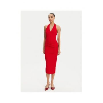 Rochie dama  25E251DR2321026 - Viscoza/Poliamida - Rosu - Rosu
