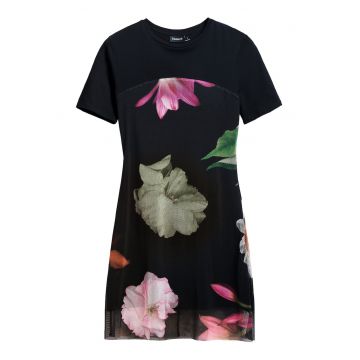 Rochie dama  25SWVK14 - Poliester/Bumbac