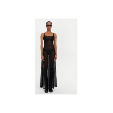 Rochie dama -  304354168 - Poliester reciclat/Elastan - Negru