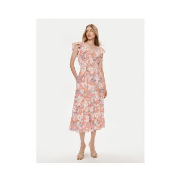 Rochie dama -  304357725 - Bumbac/Viscoza - Portocaliu - Portocaliu
