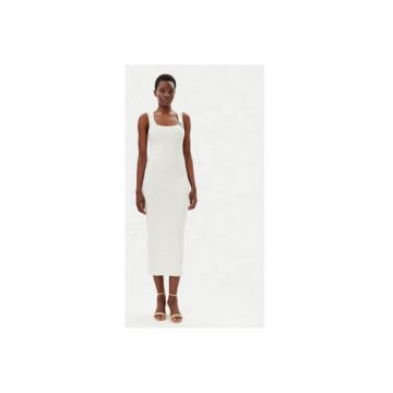 Rochie dama  3M0553C - Viscoza/Poliester - One Size INTL - Ecru