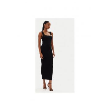 Rochie dama  3M0553C - Viscoza/Poliester - One Size INTL - Negru