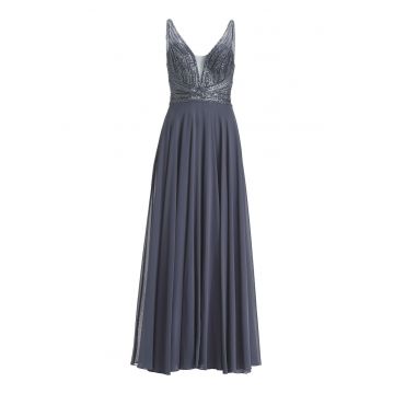 Rochie dama  5AG015HK - Nylon - Gri