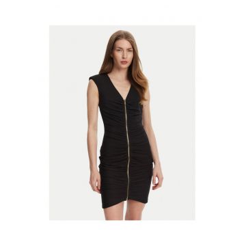 Rochie dama  78PAO949 J0116 - Poliester/Poliamida - Negru - Negru