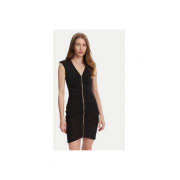 Rochie dama  78PAO949 J0116 - Poliester/Poliamida - Negru