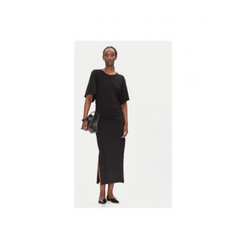 Rochie dama  BBW4560 - Bumbac organic - Negru