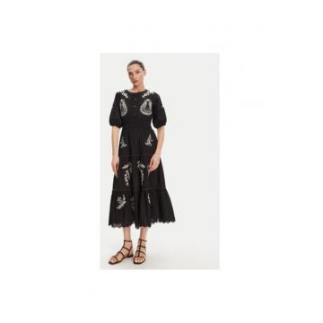 Rochie dama  PL953743 - Bumbac - Negru