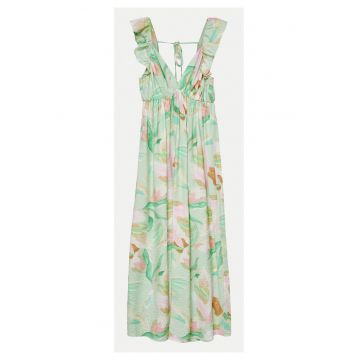 Rochie de vara dama  10324125 - Viscoza/Nylon - Verde
