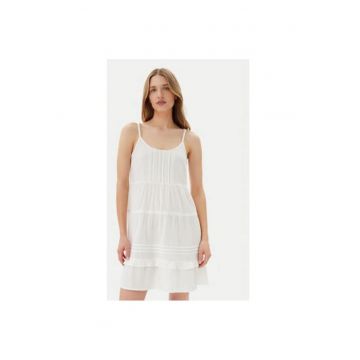 Rochie de vara dama  10325236 - Bumbac organic - Alb