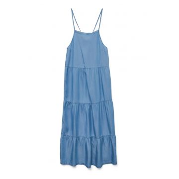 Rochie de vara dama  10326075 - Lyocell - Albastru