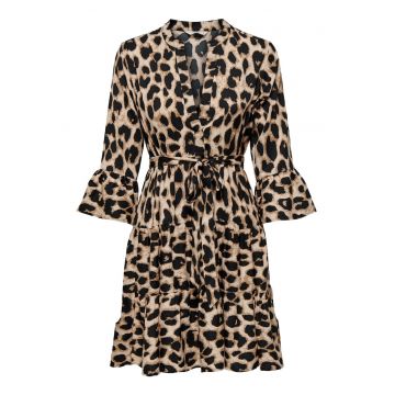 Rochie de vara dama  15219486 - Poliester reciclat - Maro