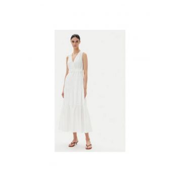 Rochie de vara dama  251-RASKA - Bumbac/Poliester - Alb