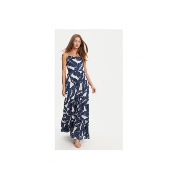 Rochie de vara dama  511FD15021 - Bumbac/Viscoza - Bleumarin