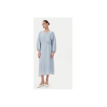 Rochie de vara dama  BBW4441 - Viscoza - Albastru