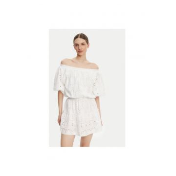 Rochie de vara dama  MICHA - Bumbac - Alb