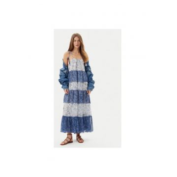 Rochie de vara dama  PL953739 - Poliester - Albastru