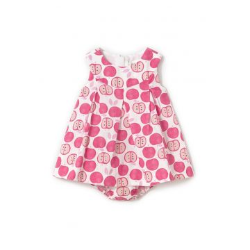 Rochie de vara fete  1865 - Bumbac - Roz