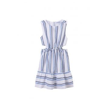Rochie de vara fete  6982 - Bumbac/Lyocell - Ecru
