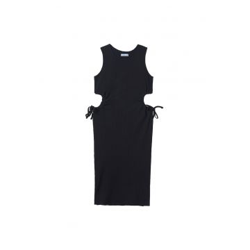Rochie de vara fete  6985 - Bumbac/Elastan - 14 ani - Negru