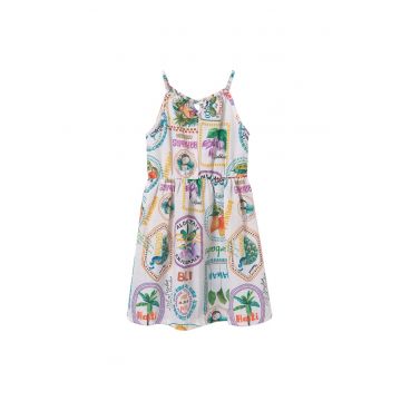 Rochie de vara fete  6986 - Poliester - Multicolor