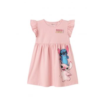 Rochie fete  13242968 - Bumbac/Elastan - Roz