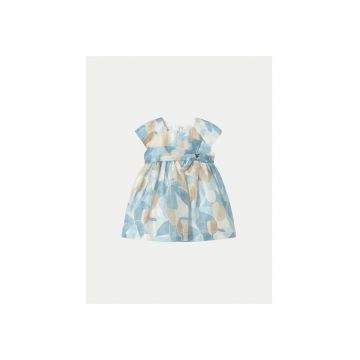Rochie fete  1909 - In/Poliester - Albastru